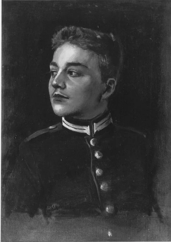 Il figlio dell'artista in uniforme